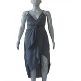 2016 Summer Women Dress Sexy V-neck Spaghetti Strap Mid-calf Dress Casual Slim Fit Sleeveless Beach Vestidos Ladies Club Dresses