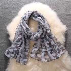 2016 New Designer Scarf 90*180cm Women Ladies Bowknot Cat Print Pattern Long Scarf Warm Wrap Shawl Wonderful Gift