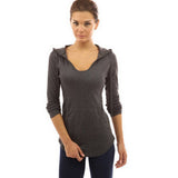 High Quality Women T-shirt Long Sleeve V-neck Pullovers With Pocket Casual Slim Fit Solid Long Tops Feminina Tees