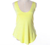 Hot Sale 2016 Summer Women Tanks Sleeveless Solid Fitness Tank Tops Casual Sportsweat T-shirt Vest Camisole Blusas Femininas